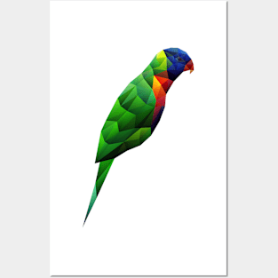 Low Poly Bird Posters and Art